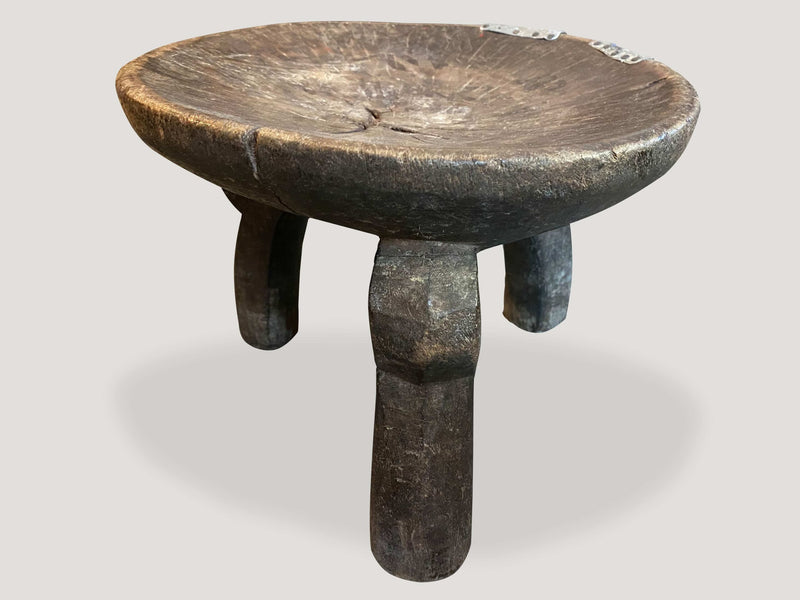 Antique African Stool, Side Table or Bowl