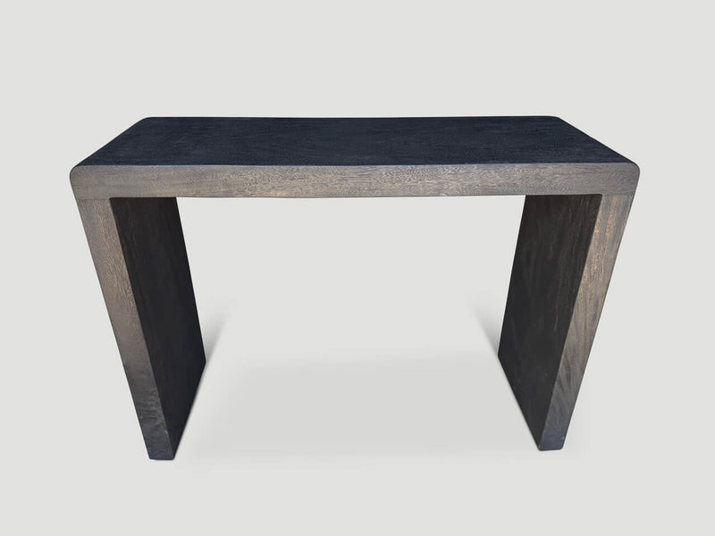 Minimalist Charred Console
