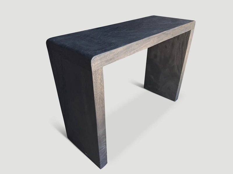 Minimalist Charred Console
