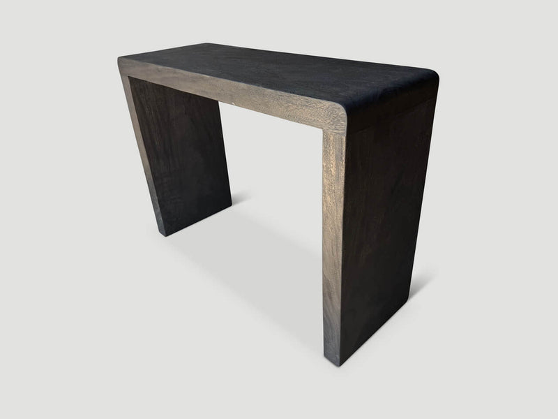 Minimalist Charred Console