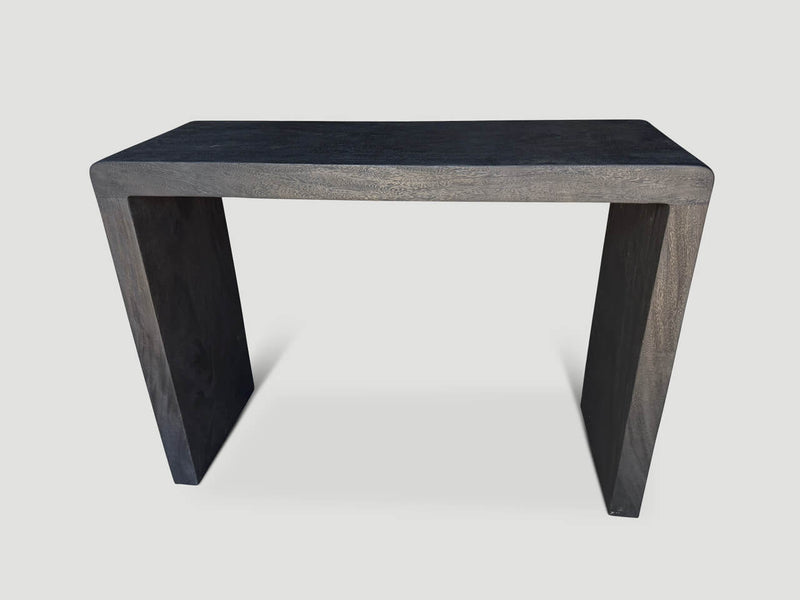 Minimalist Charred Console