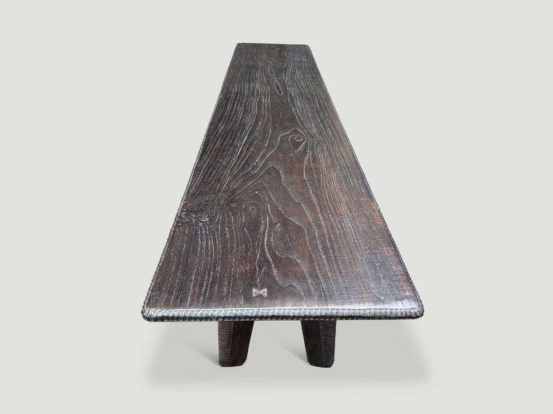 Exquisite Minimalist Hand Carved Console or Dining Table