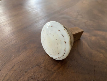 Shell and Wood Door Knob