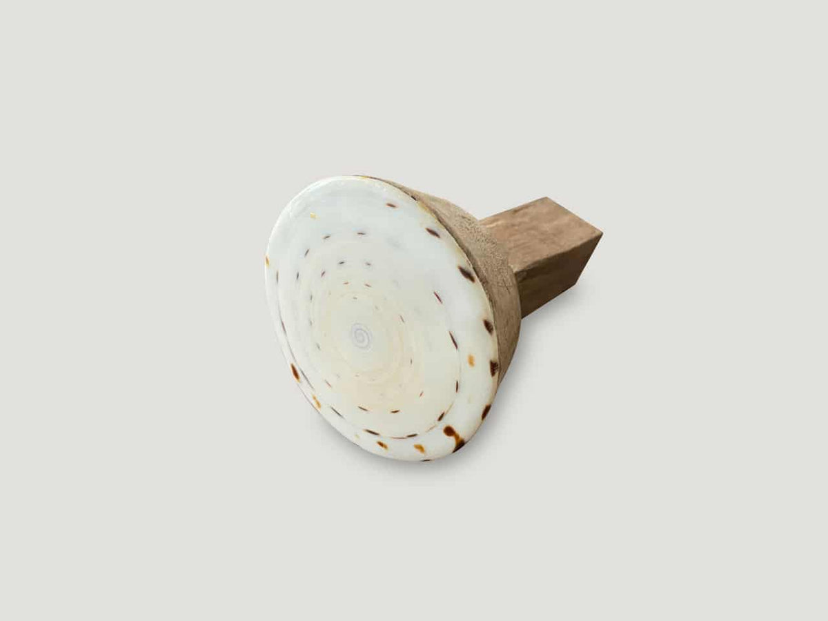 Shell and Wood Door Knob