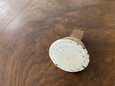 Shell and Wood Door Knob