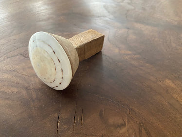 Shell and Wood Door Knob