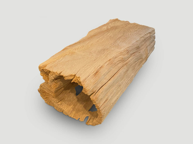 Bleached Log Bench or Coffee Table