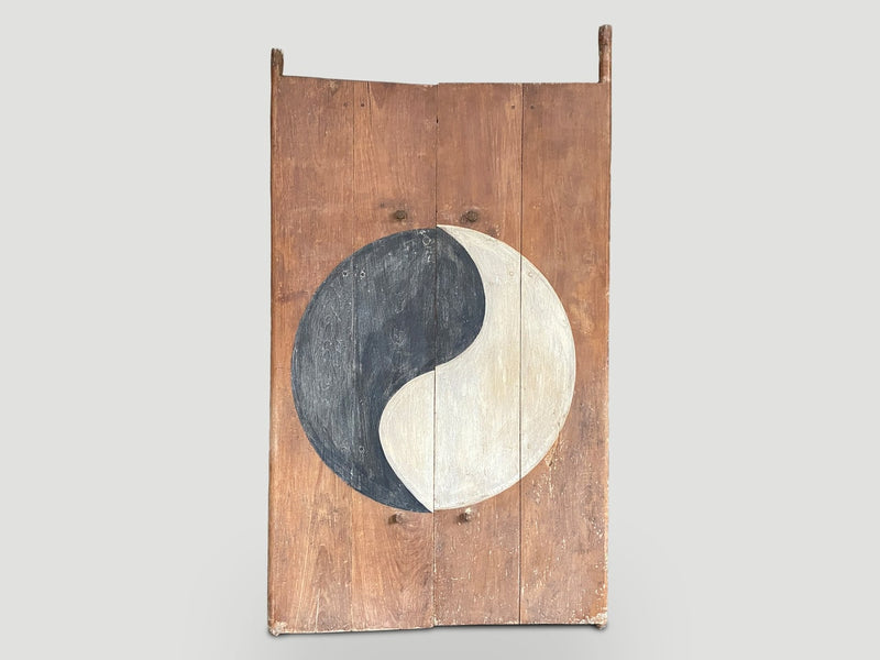 Yin and Yang Antique Door