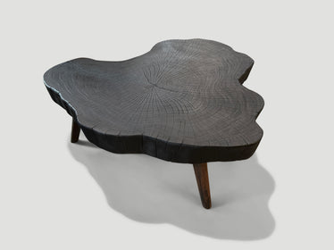 Amorphous Charred Coffee Table