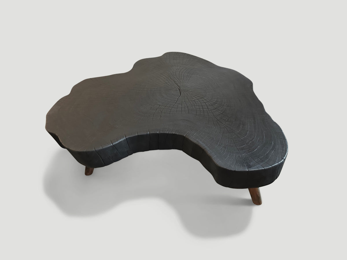 Amorphous Charred Coffee Table