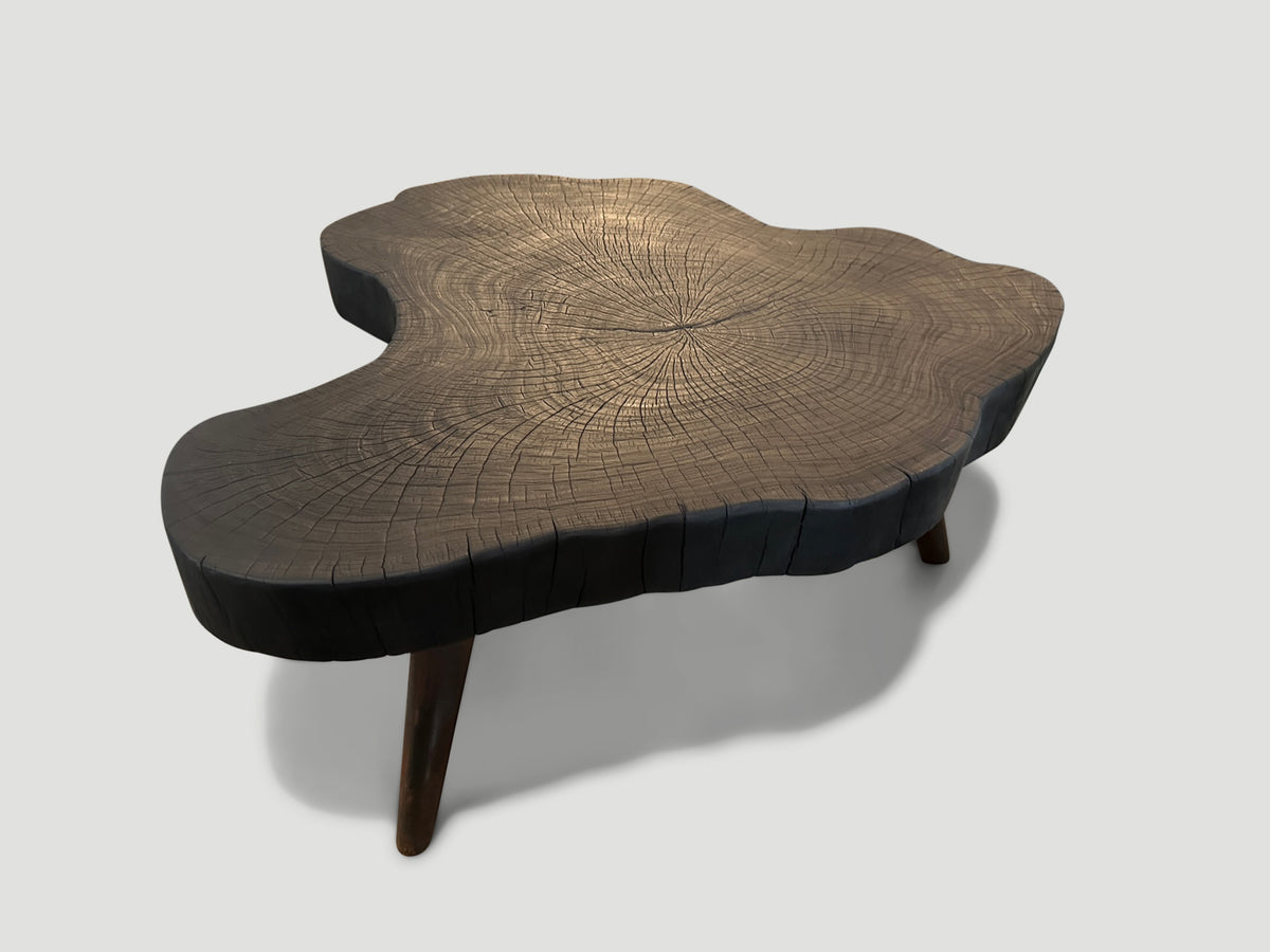 Amorphous Charred Coffee Table