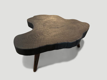 Amorphous Charred Coffee Table