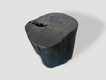 Charred Coffee Table Or Side Table