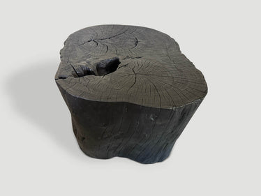 Charred Coffee Table Or Side Table