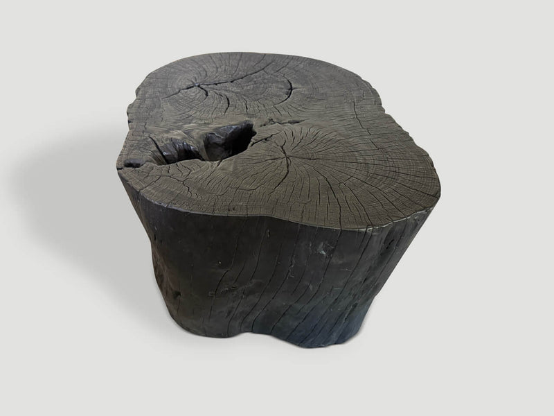 Charred Coffee Table Or Side Table