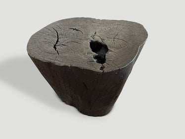 Charred Coffee Table Or Side Table