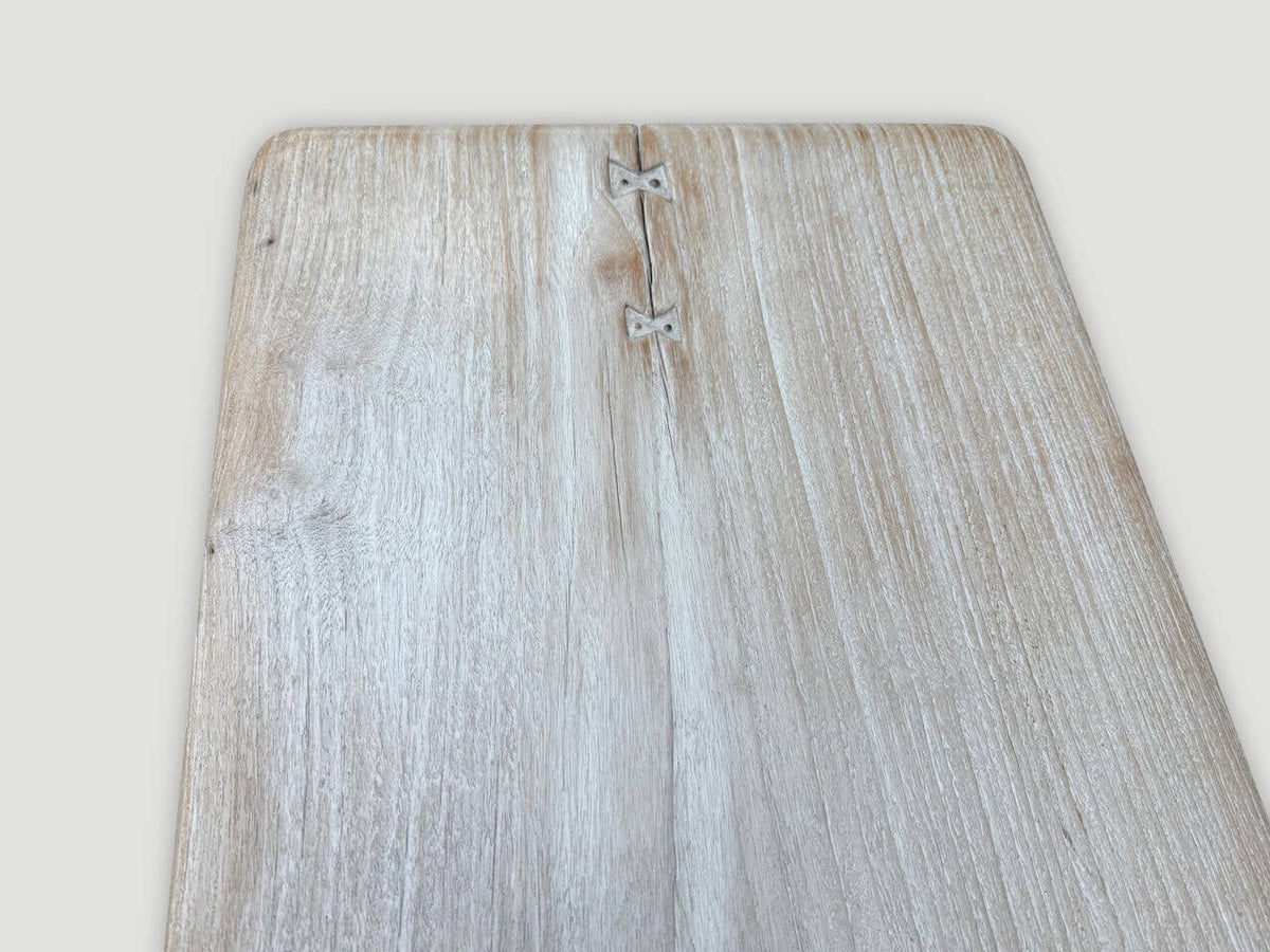 Impressive Milky Toned Long Console or Dining Table
