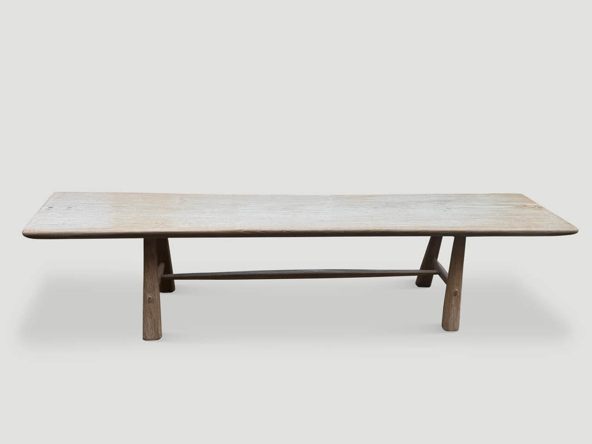 Impressive Milky Toned Long Console or Dining Table