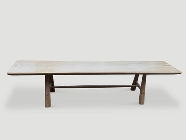 Impressive Milky Toned Long Console or Dining Table