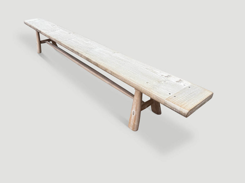 Impressive Milky Toned Long Bench