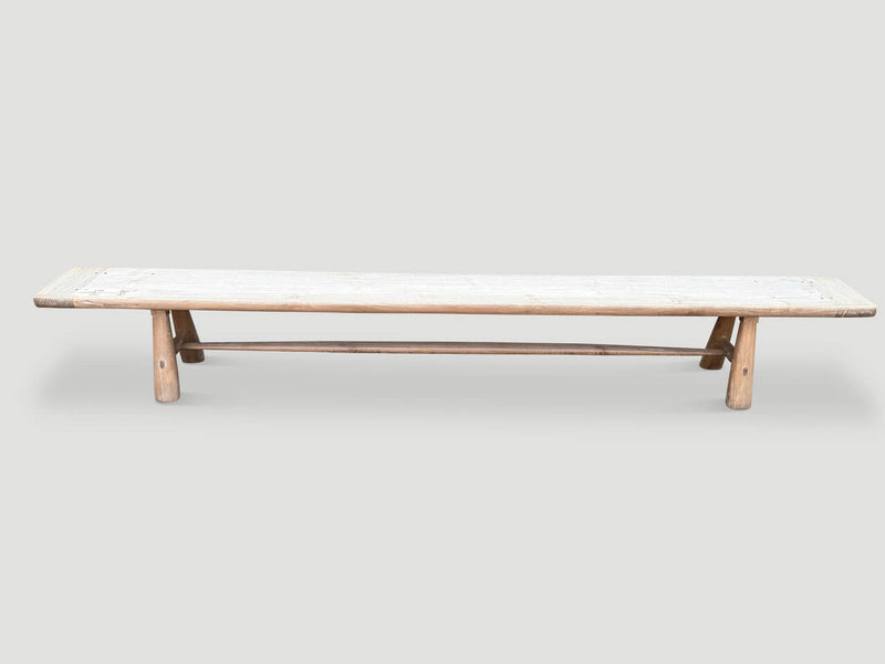 Impressive Milky Toned Long Bench