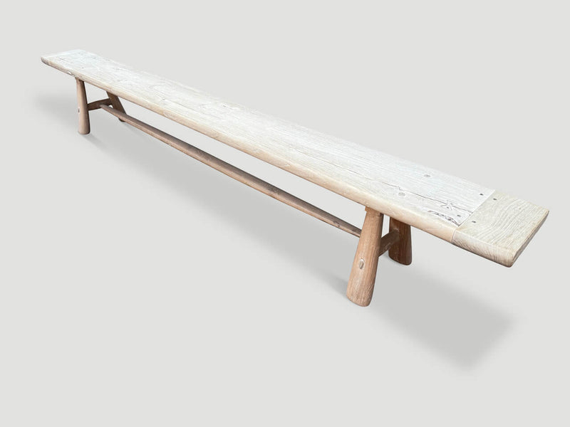 Impressive Milky Toned Long Bench