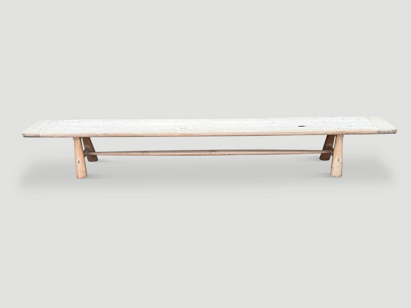 Impressive Milky Toned Long Bench