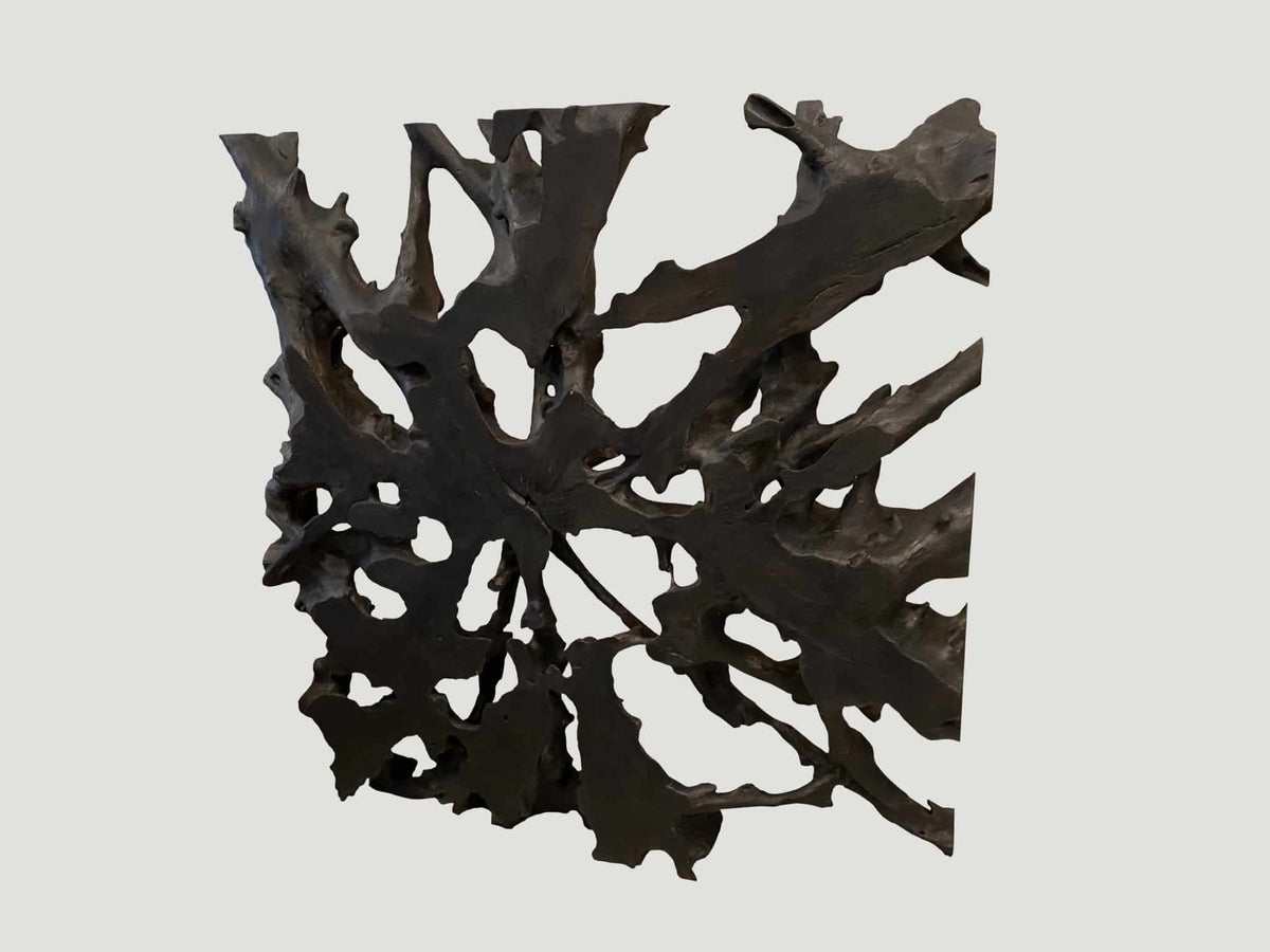 Charred Teak Root Art or Coffee Table
