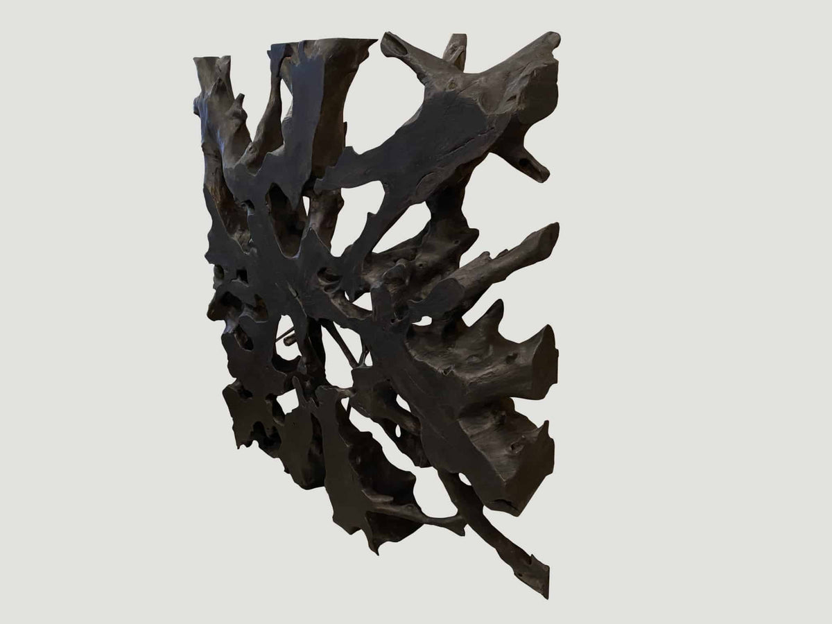 Charred Teak Root Art or Coffee Table