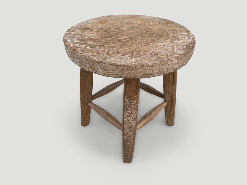 Wabi Sabi Round Side Table or Stool
