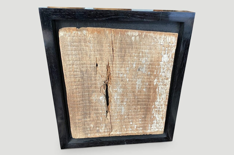 Antique Hand Carved Panel Framed