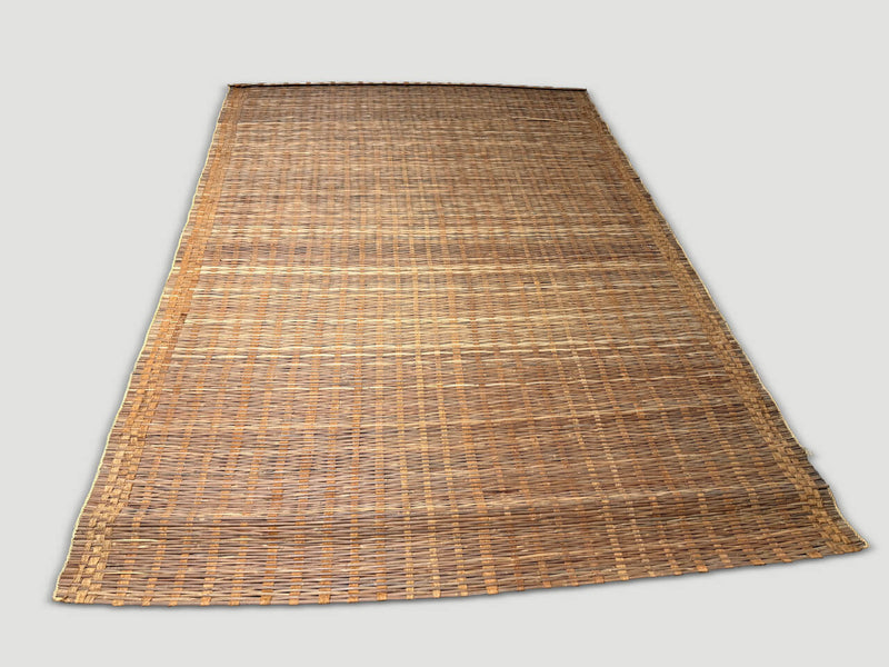 Handwoven and Bamboo Bark Mat