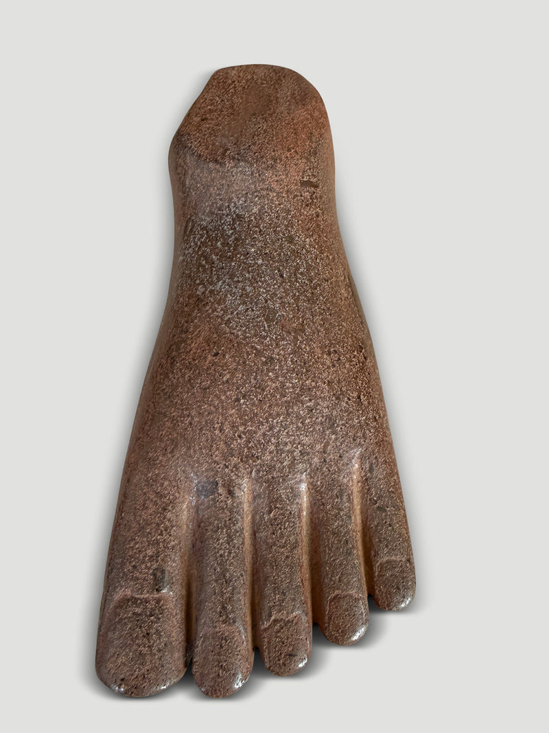 River Rock Foot Sculpture