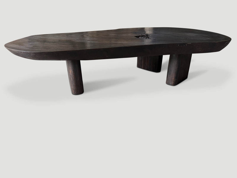 Impressive Single Slab Minimalist Coffee Table