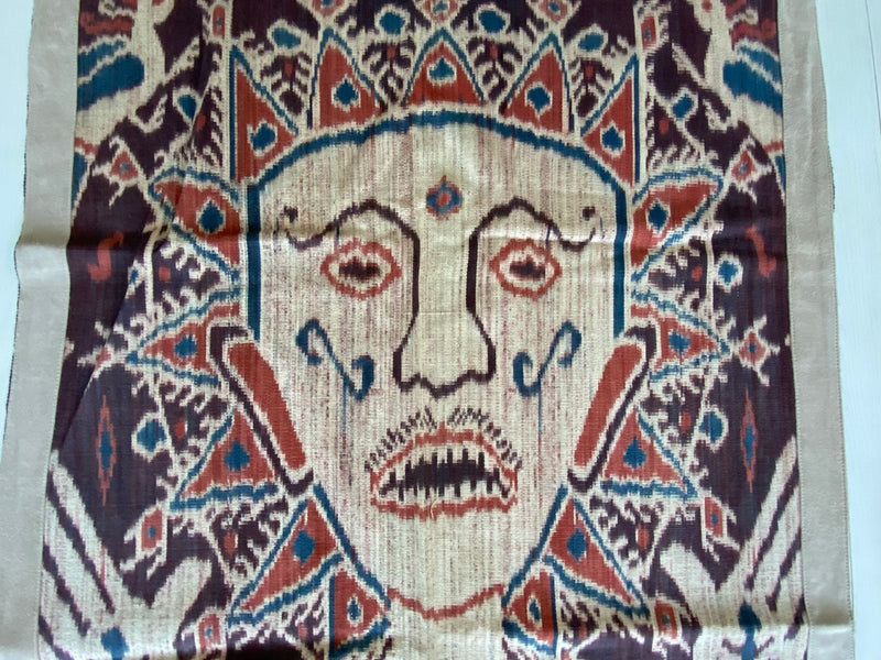 Antique Sumba Hinggi Hip Cloth With A Suede Border