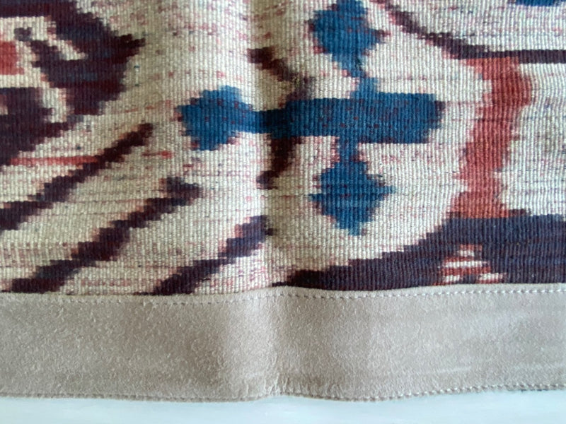 Antique Sumba Hinggi Hip Cloth With A Suede Border