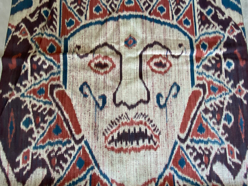 Antique Sumba Hinggi Hip Cloth With A Suede Border