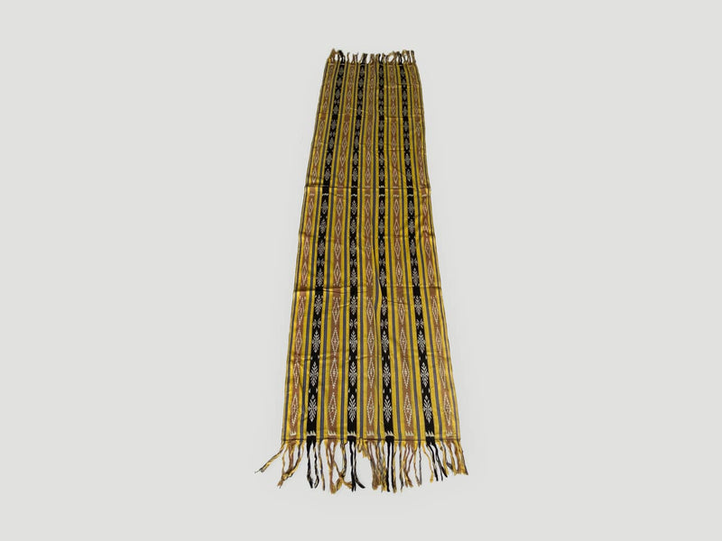 Antique Ikat Backed in Suede