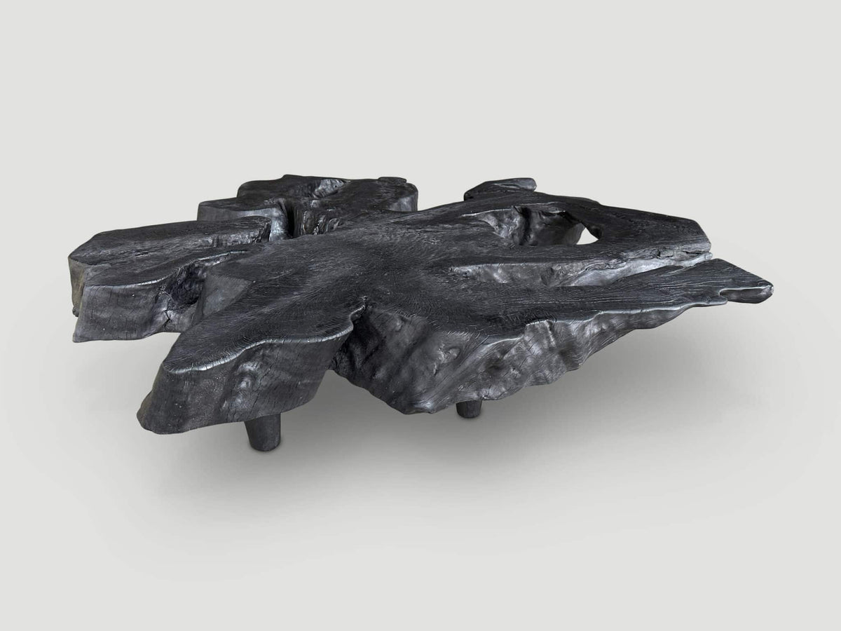 Amorphous Charred Coffee Table