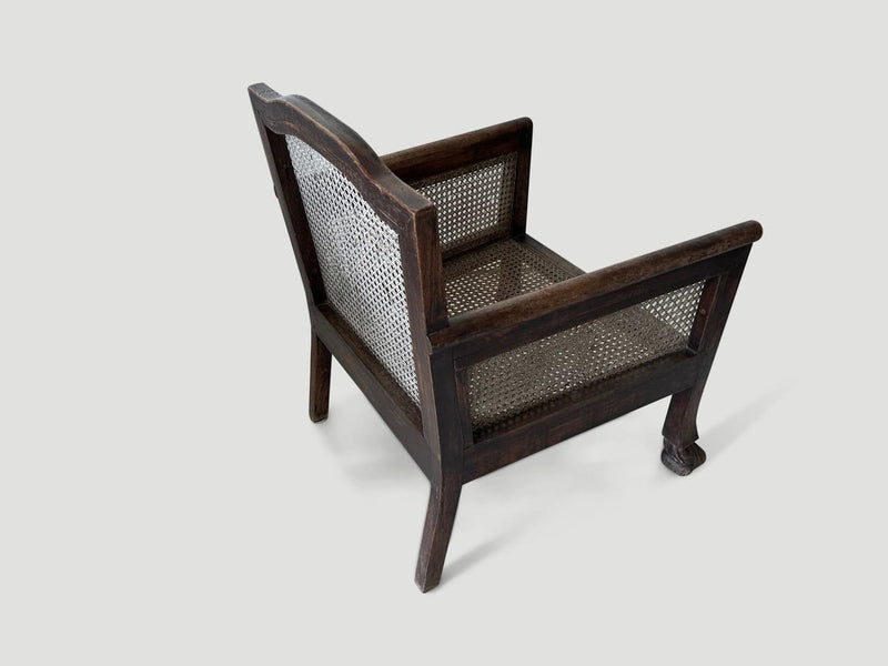 Antique Colonial Low Chair