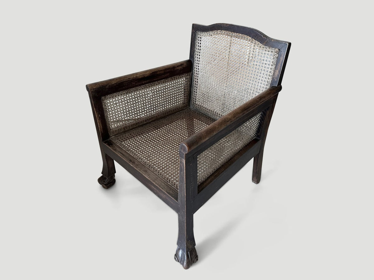 Antique Colonial Low Chair