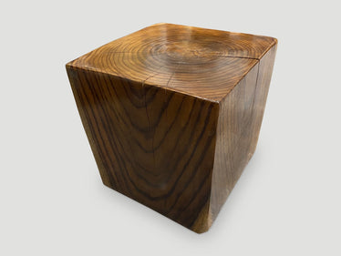 Sono Wood Cube Side Table