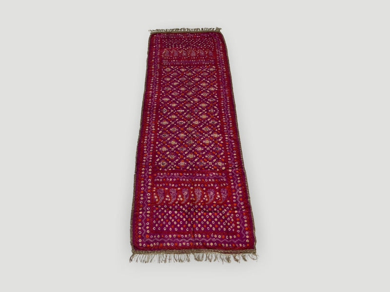 Antique Vibrant Fine Silk Ceremonial Shoulder Cloth