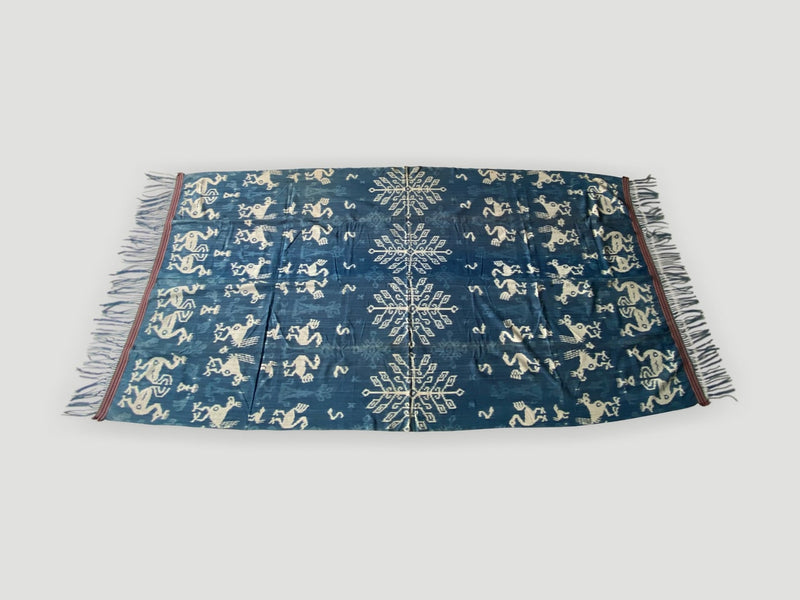 Rare Bold Indigo Sumba Textile