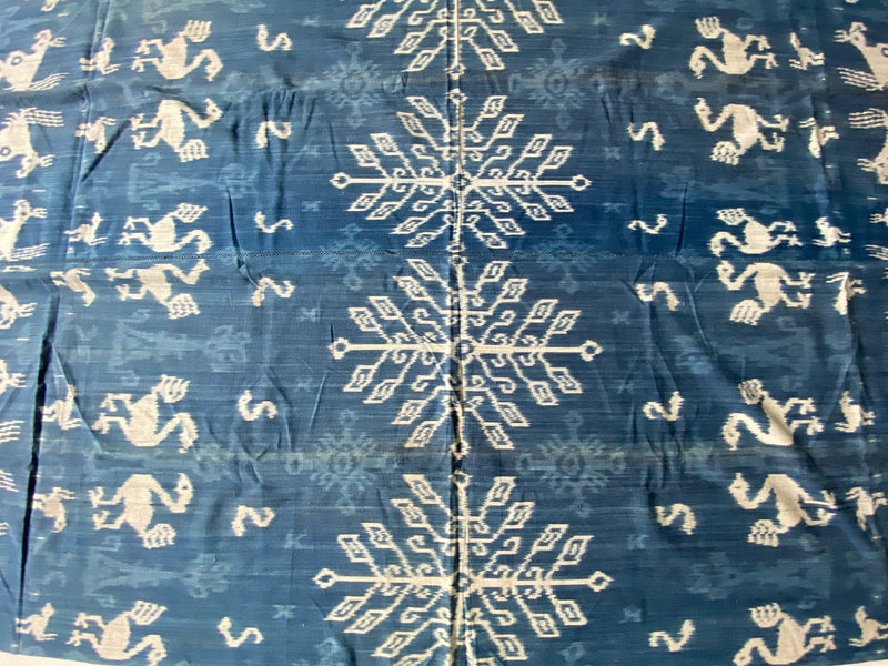 Rare Bold Indigo Sumba Textile