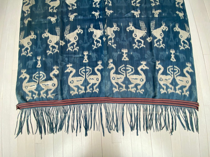 Rare Bold Indigo Sumba Textile