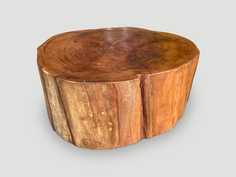 Reclaimed Mahogany Wood Coffee Table