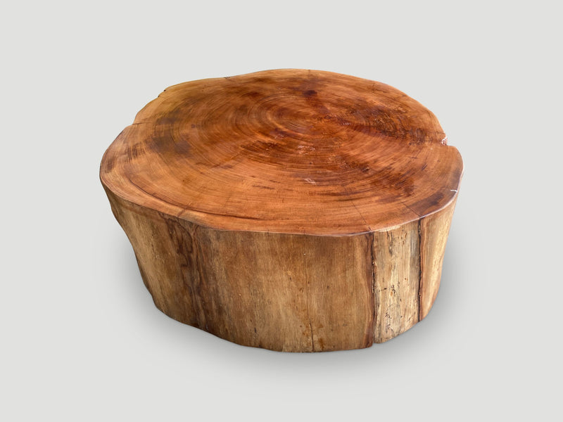 Reclaimed Mahogany Wood Coffee Table