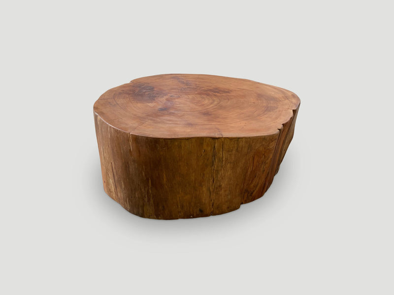 Reclaimed Mahogany Wood Coffee Table