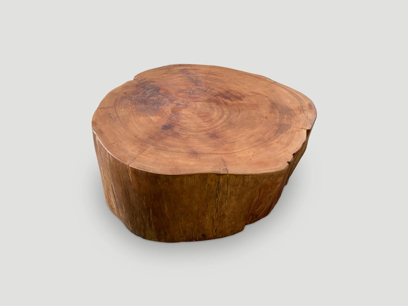 Reclaimed Mahogany Wood Coffee Table